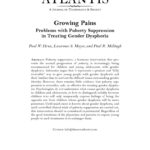 thumbnail of Full article – New Atlantis on puberty suppression – Hruz, Mayer, McHugh